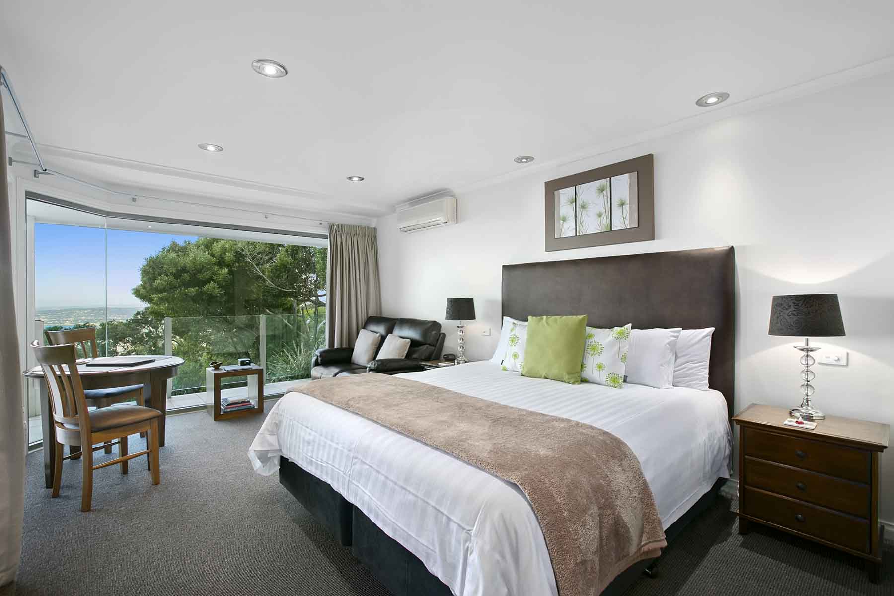 Bedroom View at 'Arthurs Views' Mornington Peninsula Luxury Accommodation